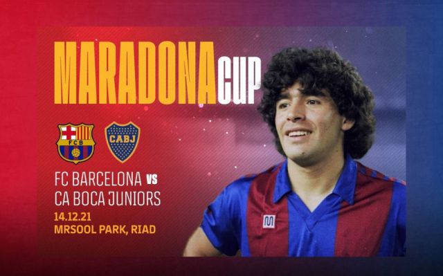 Barcelona y Boca jugarán la Copa Diego Maradona