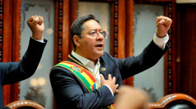 Paro cívico perturba el primer año de Arce como presidente