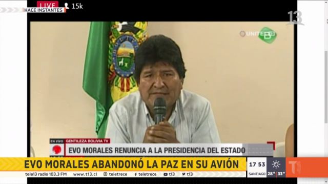 Violencia (o cargo de conciencia) a dos años de la renuncia de Evo
