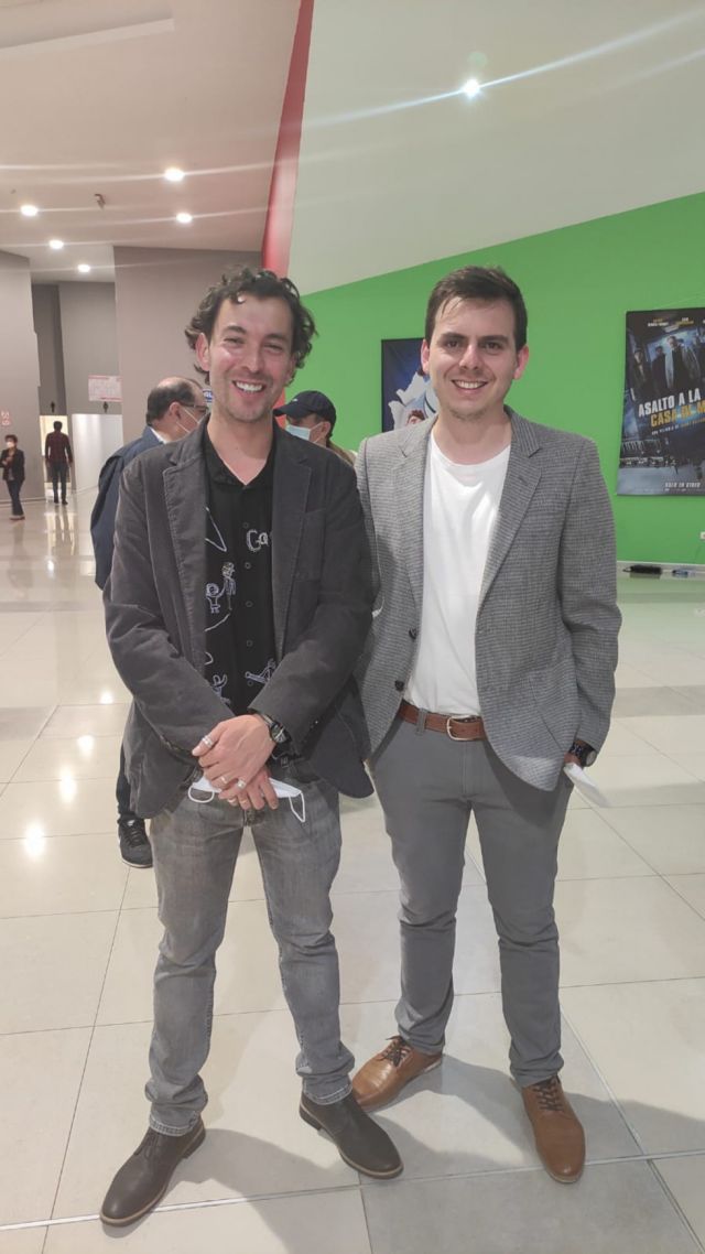 Diego Pino, directo de “Gaspar” y Yasser Casal, productor.