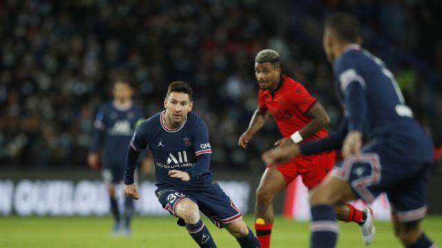El PSG empató con el Niza con Lionel Messi en el once titular