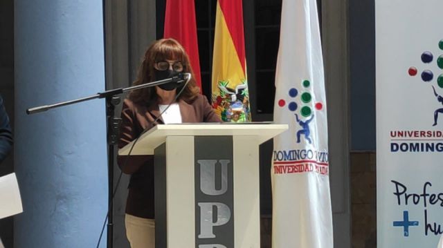 Lic. María Virginia Ruiz, rectora regional de la UPDS.