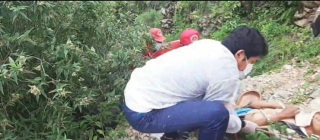 Auxilian a los heridos