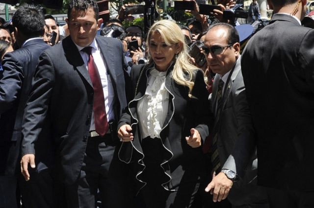 Jeanine Áñez durante su mandato