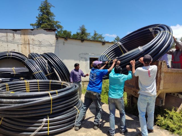 Yesera, arreglan sistema de agua para 175 familias 