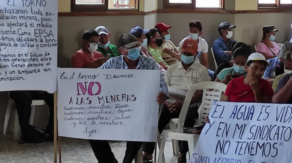 "No a las mineras", pobladores de El Torno mantienen protesta