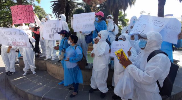 Caos en el HRSJD, sin recursos y con trabajadores movilizados