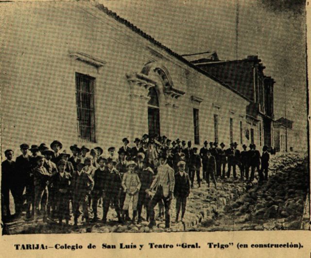 Teatro gral Trigo y colegio nal San Luis