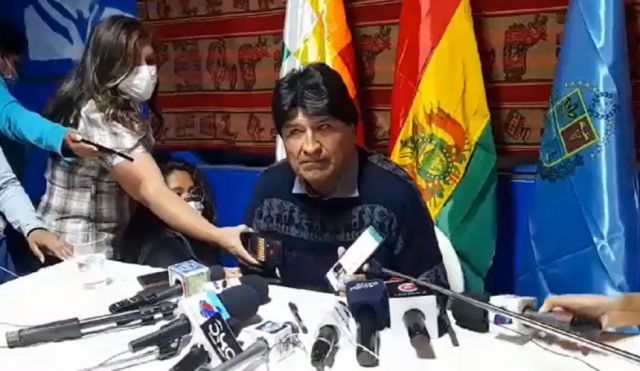 Con audios, Evo Morales denuncia presunta protección al narcotráfico y pide investigar
