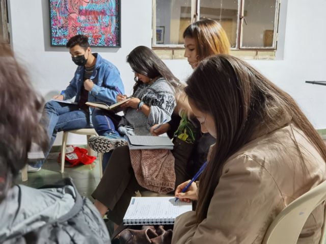 Momento de escritura