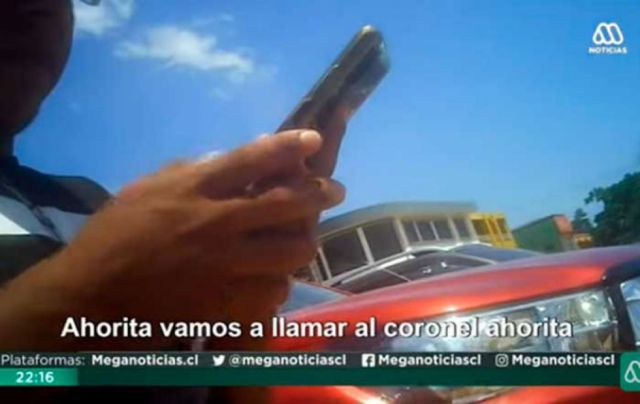 Revelan vínculo de policías con autos robados en Chile