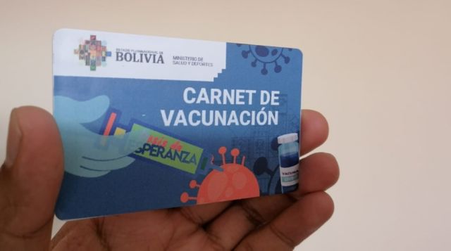 Santa Cruz: Exigirán el carnet de vacunación contra el Covid-19 en lugares concurridos