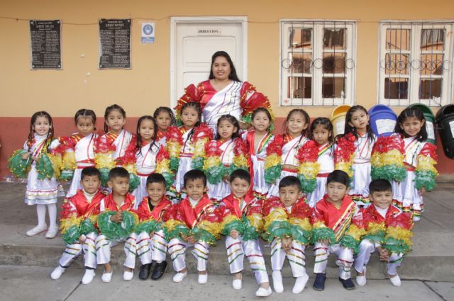 “Los negritos”, 1ra sección A, de la profesora Zulma Q. 