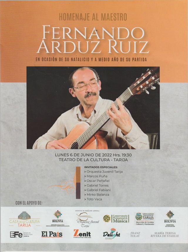 Homenaje al Maestro Fernando Arduz Ruiz