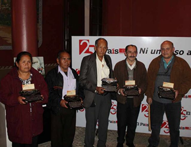 Algunos de los trabajadores y colaboradores más longevos