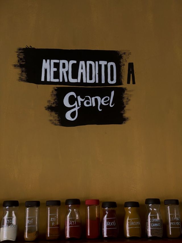 Mercadito a granel.
