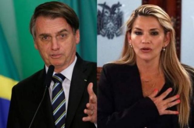 Bolsonaro ofrece asilo a Añez en Brasil por un tema de derechos humanos