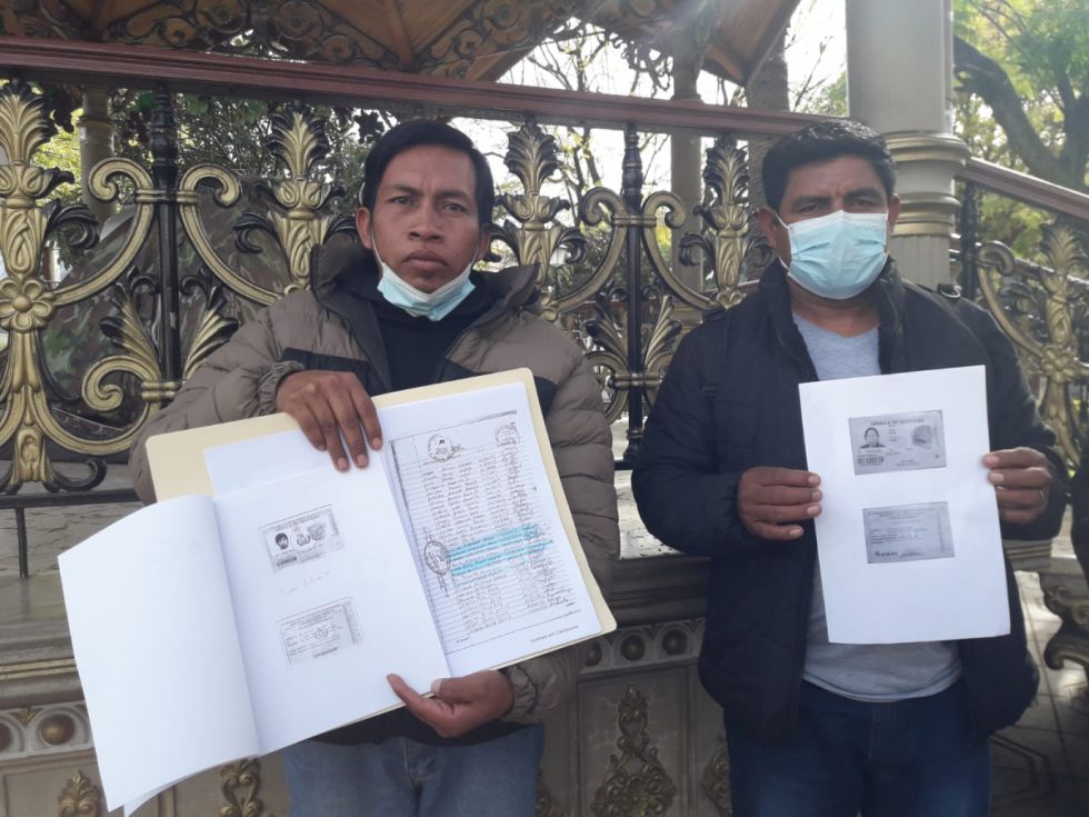 Tarija: Weenhayeks denuncian alteración de datos para revocar a autoridades