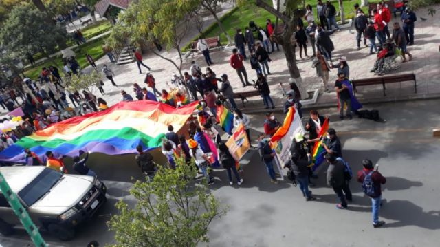 Marcha política.