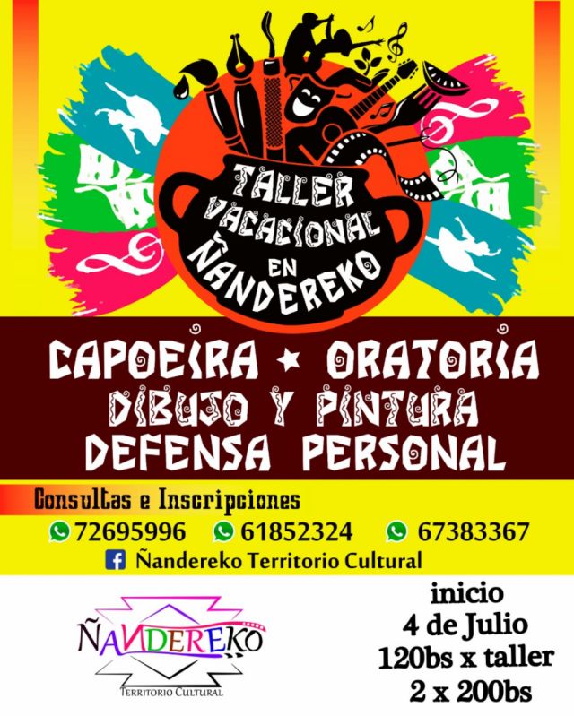 Talleres vacacionales en Ñandereko.