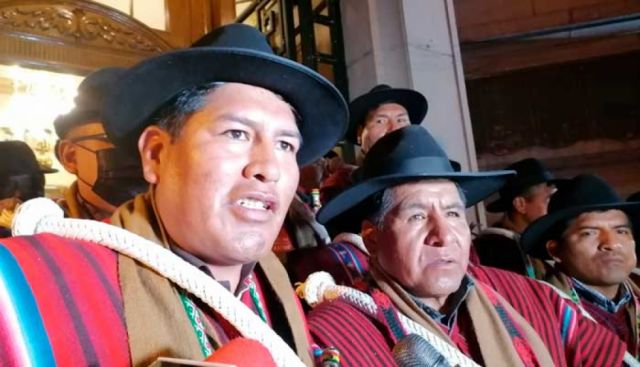 Federación de Campesinos de La Paz respalda a Choquehuanca: ‘hacer capacitación no es delito’