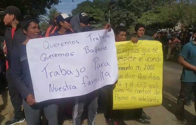 Multitudinaria marcha en Yacuiba exige respetar el trabajo de bagayeros