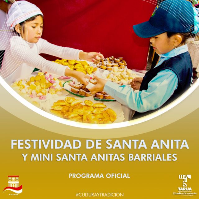 Conozca el programa oficial de Santa Anita y mini Santa Anitas barriales en Tarija