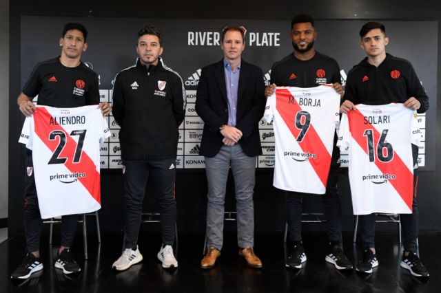 River Plate presentó a Aliendro, Borja y Solari como sus refuerzos 