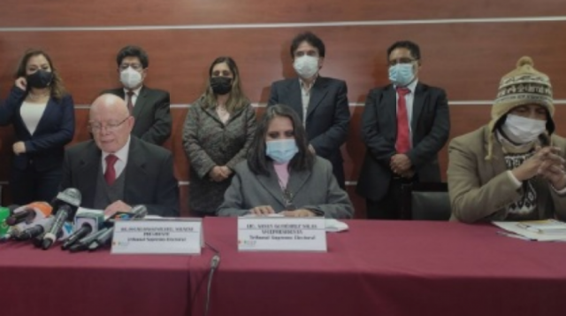 Dos legisladores del MAS denuncian a cuatro vocales del TSE y piden su destitución