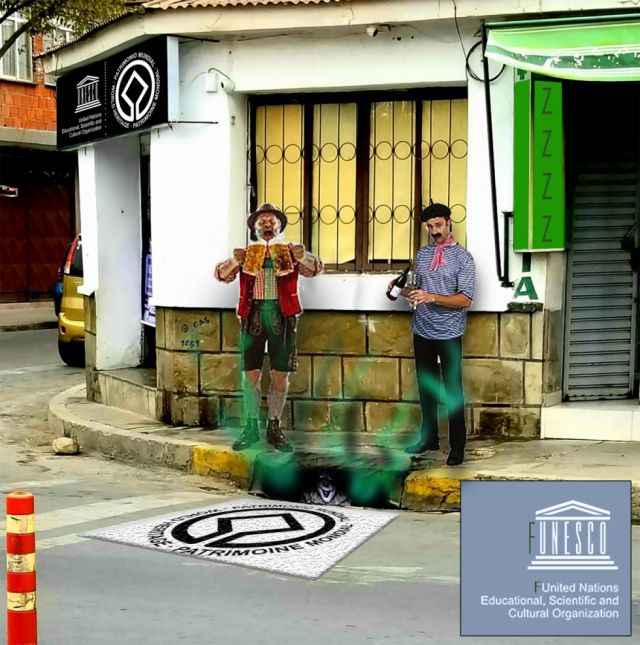 Oficina de la Funesco en plena esquina chapaca.