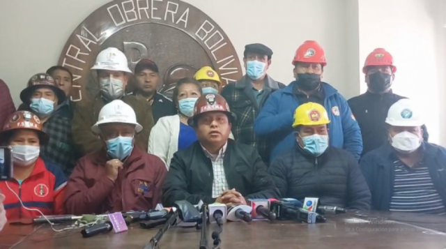 Central Obrera Boliviana amenaza con tomar el TSJ