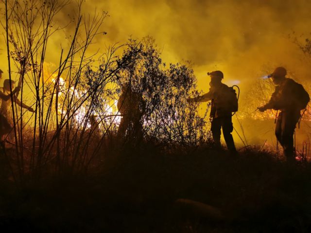El trabajo de los bomberos de Brasschaat.
