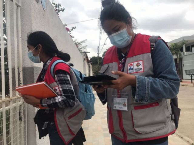 INE visita barrios cruceños para actualización cartográfica 