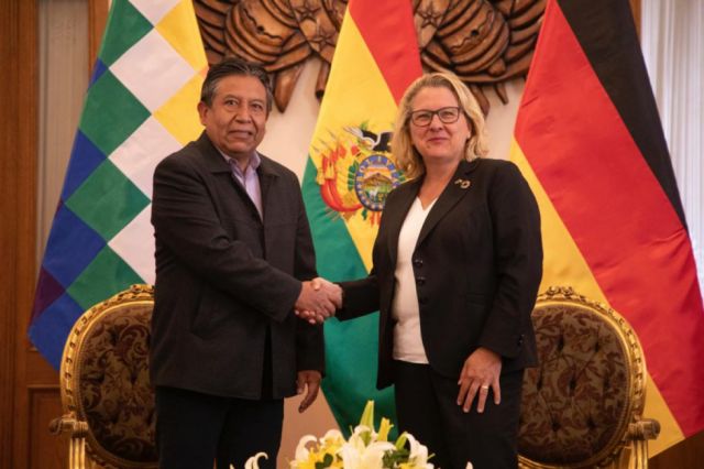 Bolivia y Alemania fortalecen nexos bilaterales