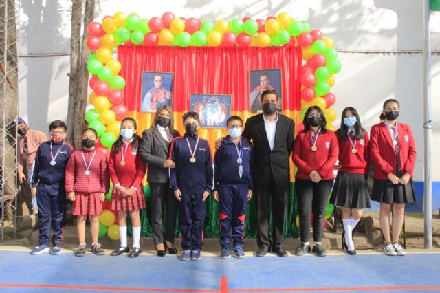Los campeones de ajedrez del Campeonato interno.