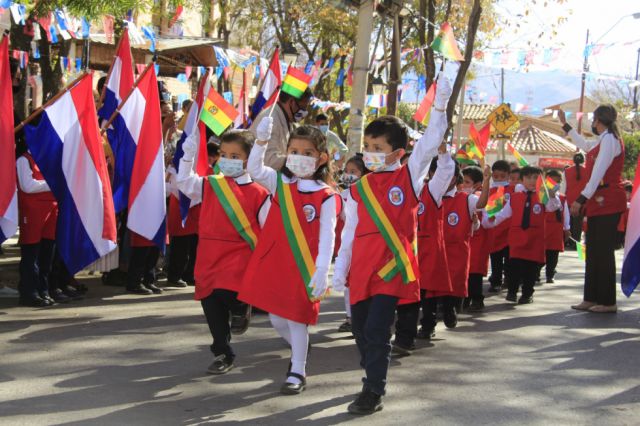 Desfile del Kínder Tercera Orden Franciscana.