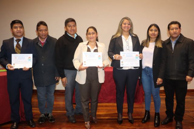 Reconocimiento a gestores y dinamizadores de las Olimpiadas.