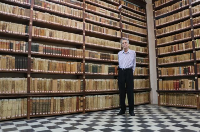 En la Biblioteca Franciscana