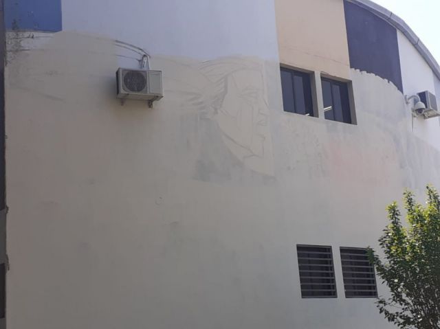 Muralistas repudian la destrucción de una obra artística en la UAJMS 