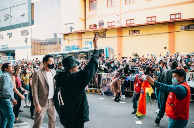 Kim Hyun Joong, actor de ‘Boys Over Flowers’ llegó a Bolivia como parte de su gira mundial