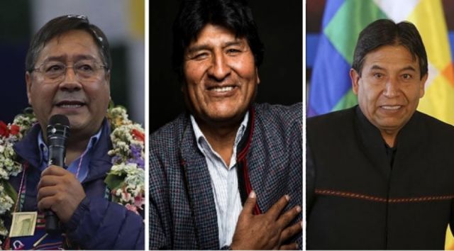 Encuesta: Cae popularidad de Arce, Choquehuanca y Evo, en medio de la guerra interna del MAS