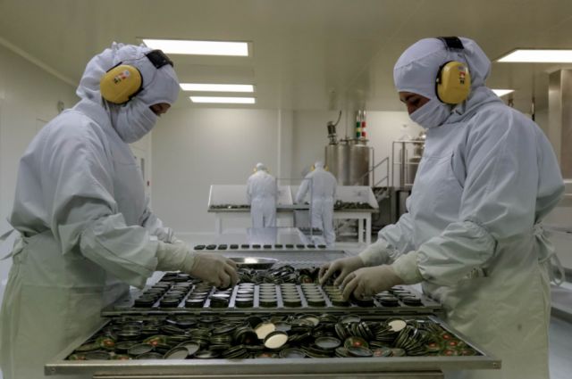 Mentisan en la fábrica de INTI