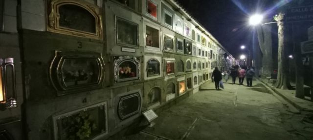 Vista del cementerio