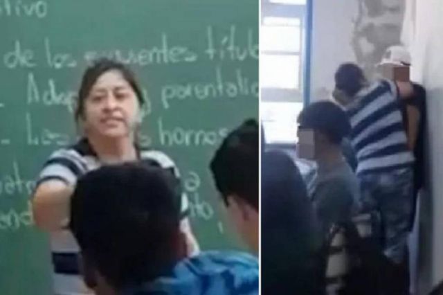 En Argentina una madre golpea a un adolescente que le hacía bullying a su hijo (Video)
