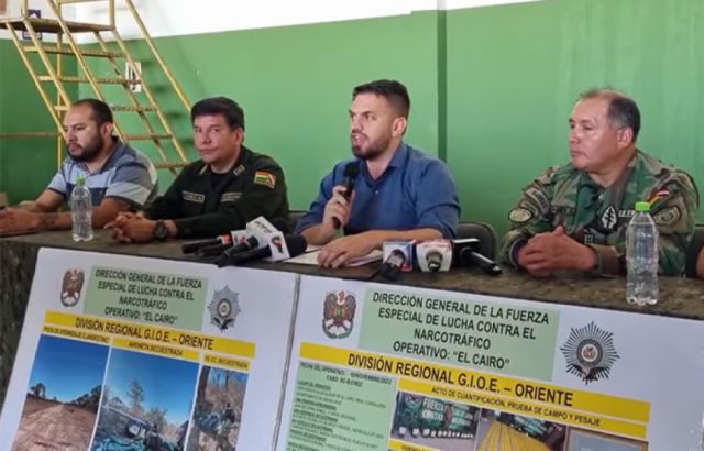 Del Castillo asegura que la lucha al narcotráfico 2022 es la mejor gestión de los últimos años