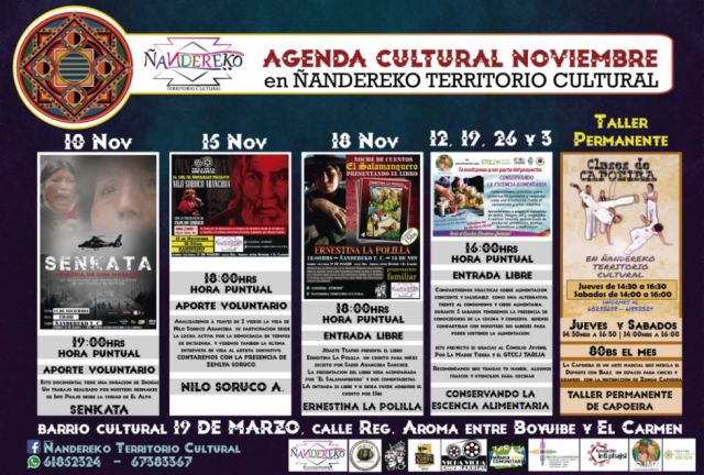 Agenda Cultural Ñandereko.