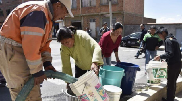 Bolivia registra escasez de agua en 4 regiones