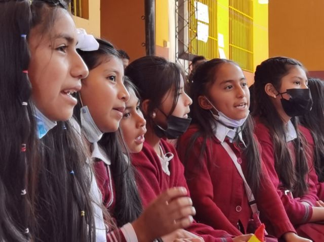 La alegría de la niñez tarijeña.