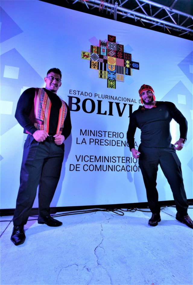 Alejandro Ledezma y Franco De la Cuenca, los imponentes reyes incas.