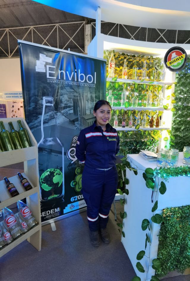 Abigail Yucra, representante de ENVIBOL.
